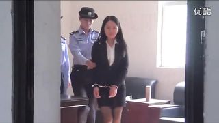 Chinese Girls Handcuffed and Arrested 2