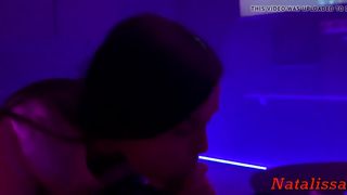 POV Blowjob While Watching The Movie - Natalissa