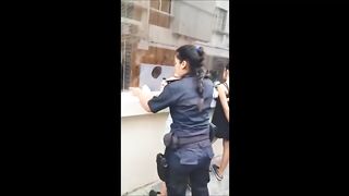 Teen Girls Stealing, Arrested & Handcuffed