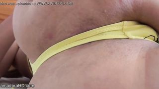 Closeup butt hole and pussy clip