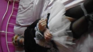 Scarf bound maid