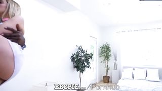 BBCPIE Interracial Sex with Multiple Creampies Deep inside Tiny Khloe Kapri