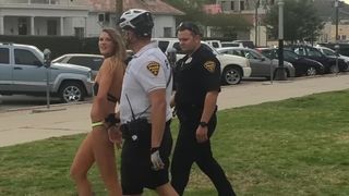 Arrested Handcuffed and Dragged around