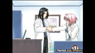 Sexy young nurse with big tits loves getting her pussy fucked by the hot doctor!