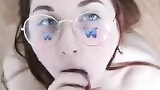 Cheating GF Sucks another Dick for the first Time – Trish Collins Snapchat.