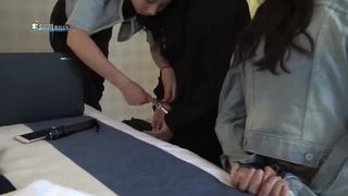 Chinese Girls Handcuffed and Arrested 8