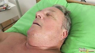 Grandpa at the doctor fucks hot young nurses in old young threesome porn