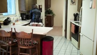 Ordered to Dress as French Maid and Punished for not doing her Chores