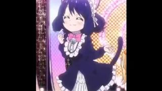 Loli Kyuuu Maid Neko Girl "dances" Happily