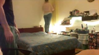 new maid flashing masturbation