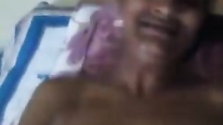 pressing sweet mature maid boob