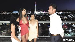 Foursome fun with exotic hotties in competition!