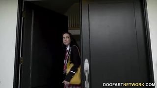 2 school gals summon a bbc