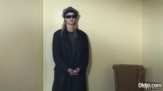 Old Man Dominated by sexy hot babe in old young femdom hardcore fucking
