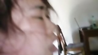 idiot french mom gets fucked by an italian and sucks