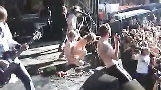 Fuck on stage music ass boobs guitar