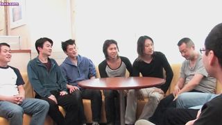 Asian gets dildoed and anally fucked