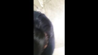 Indonesian Maid BJ in SG Staircase