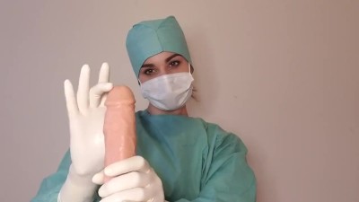 400px x 225px - Handjob nurse glove cum