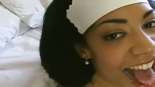 Ebony Maid Gets BBC Nasty Fuck from the Black House Keeper