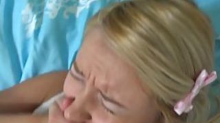 Big titted blonde is very experienced when it comes to giving pleasure to her boyfriend