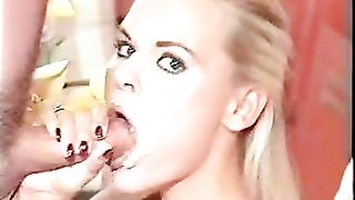 Katja Kean Cumshot on Tongue