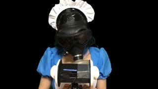 Asmr 3d Sound Gasmask Battle Maid