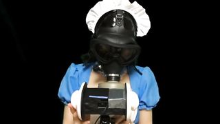 Asmr 3d Sound Gasmask Battle Maid