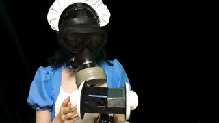 Asmr 3d Sound Gasmask Battle Maid