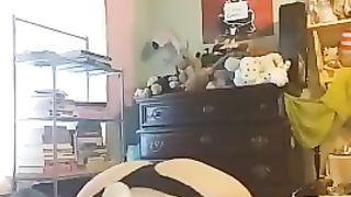 POV: your Maid has taken Female Viagra and Teases you when you get Home