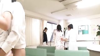 Jav Nurses Cosplay Bizzare Sex Fucked All Over The Hospital While Attending