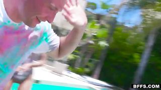 Soaking & splattering sorority sluts!
