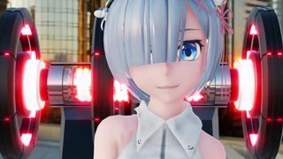 MMD Re:zero Rem Bondage