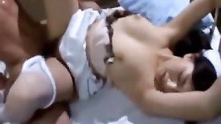 Sex crazed nurse gets banged by several men