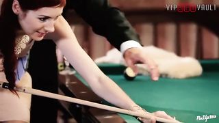 VIPSEXVAULT - Sugar Daddy Fucks His Girl On the Pool Table