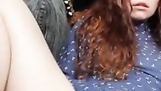 Young Amateur Babe with Freckles and a Creamy Pussy.
