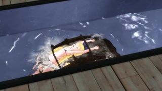 Anime Girl Tied to the Water Mill
