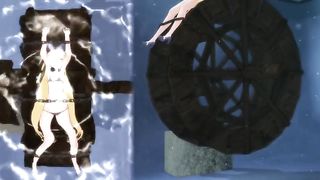Anime Girl Tied to the Water Mill