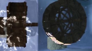 Anime Girl Tied to the Water Mill