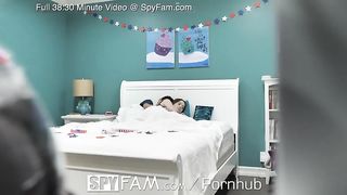SPYFAM Spoiled Brunette Step Sisters Fuck Step Bro Cock Compilation