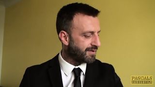 Slutty assistant Summer Angel Lee slammed and dommed