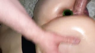Tie down Oil Anal Takeover