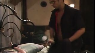 Jenna Haze blindfolded pantyhose fetish slut
