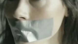 Girl Gagged and Tied