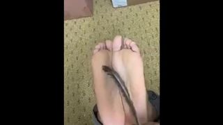 Afro Prince Feet Tied and Tickled with Ostrich Feather