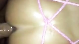 Nasty Hungarian Tattoo Girl Fucks with Boyfriend Tied