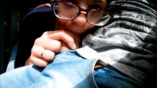 Extreme in Train : Public Blowjob and Cum in Mouth