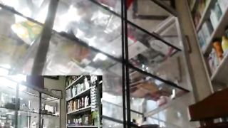 Georgous Latina MILF Squirt at Work