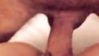 Disobedient bf forgets to cover my pussy with cum