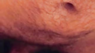 Disobedient bf forgets to cover my pussy with cum